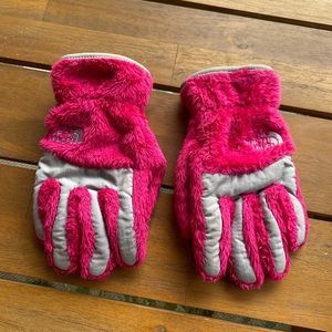 The North Face | Girls Toddler Gloves | Size Small | Hot Pink |